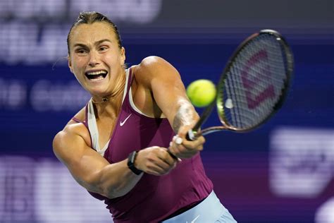 Tennis star Arnya Sabalenka